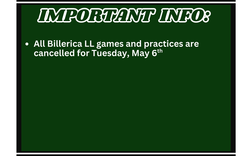 Important Updates