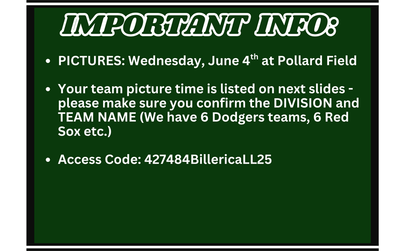 Important Updates